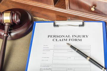 personal injury claim form