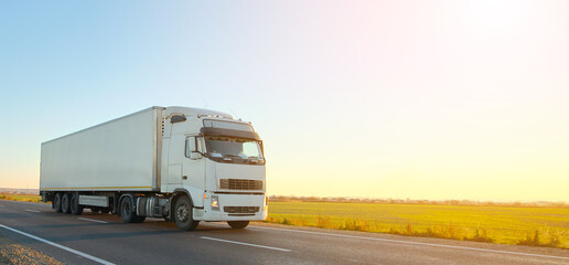 truck on highway